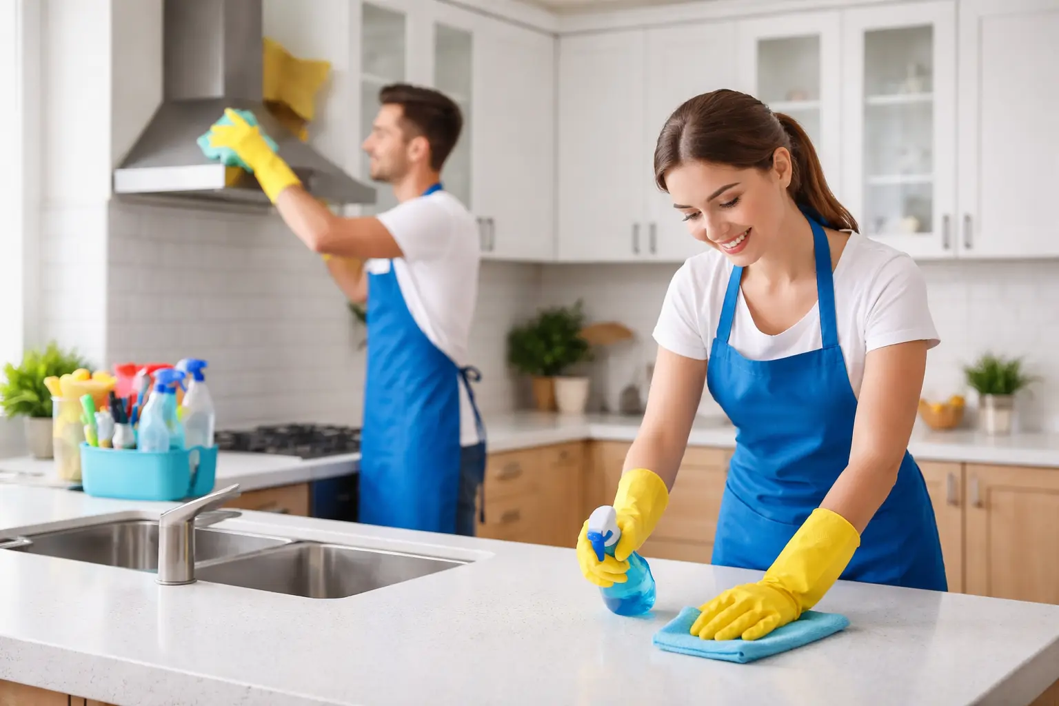 Kitchen Cleaning Without Cabinet