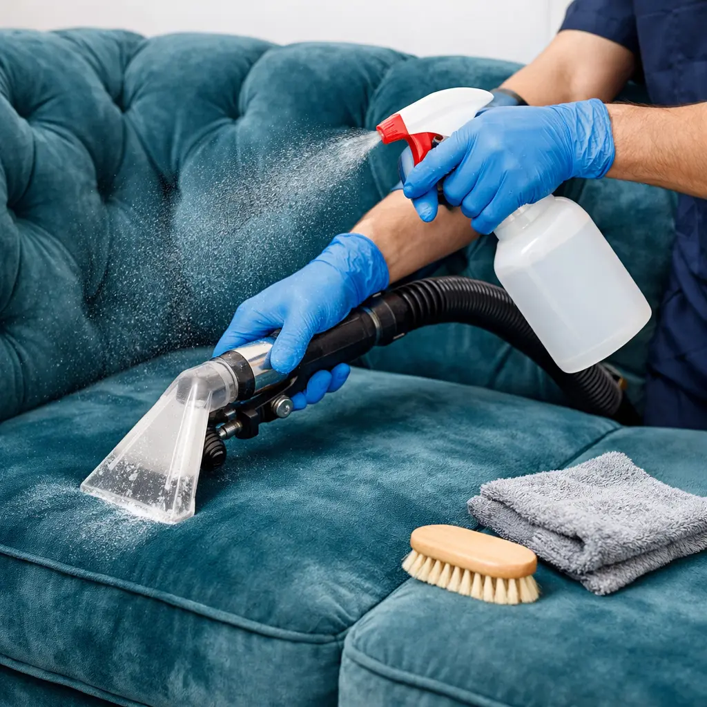 Velvet Sofa Cleaning